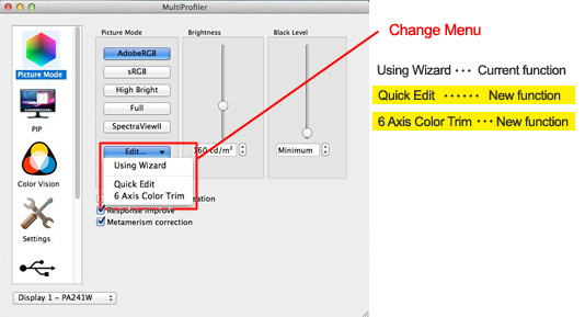 Add &quot;Quick Edit&quot; and &quot;6 Axis Color Trim&quot;