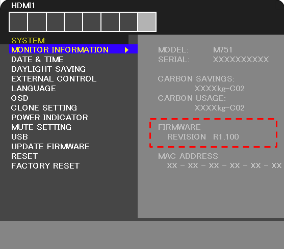 OSD-SYSTEM-MONITOR INFORMATION