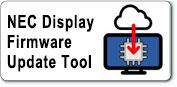 NEC Display Firmware Update Tool ダウンロード