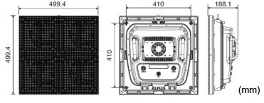 屋外用　LED-20BF1外形寸法