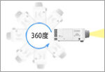 360度チルトフリー