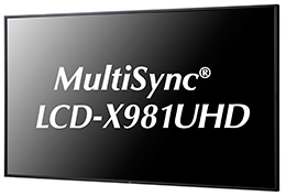 MultiSync®  LCD-X981UHD