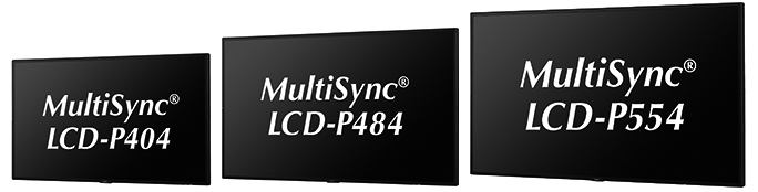 MultiSync&reg; LCD-P554／LCD-P484／LCD-P404